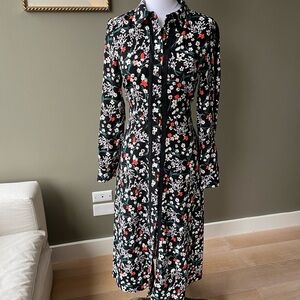Long sleeve floral dress